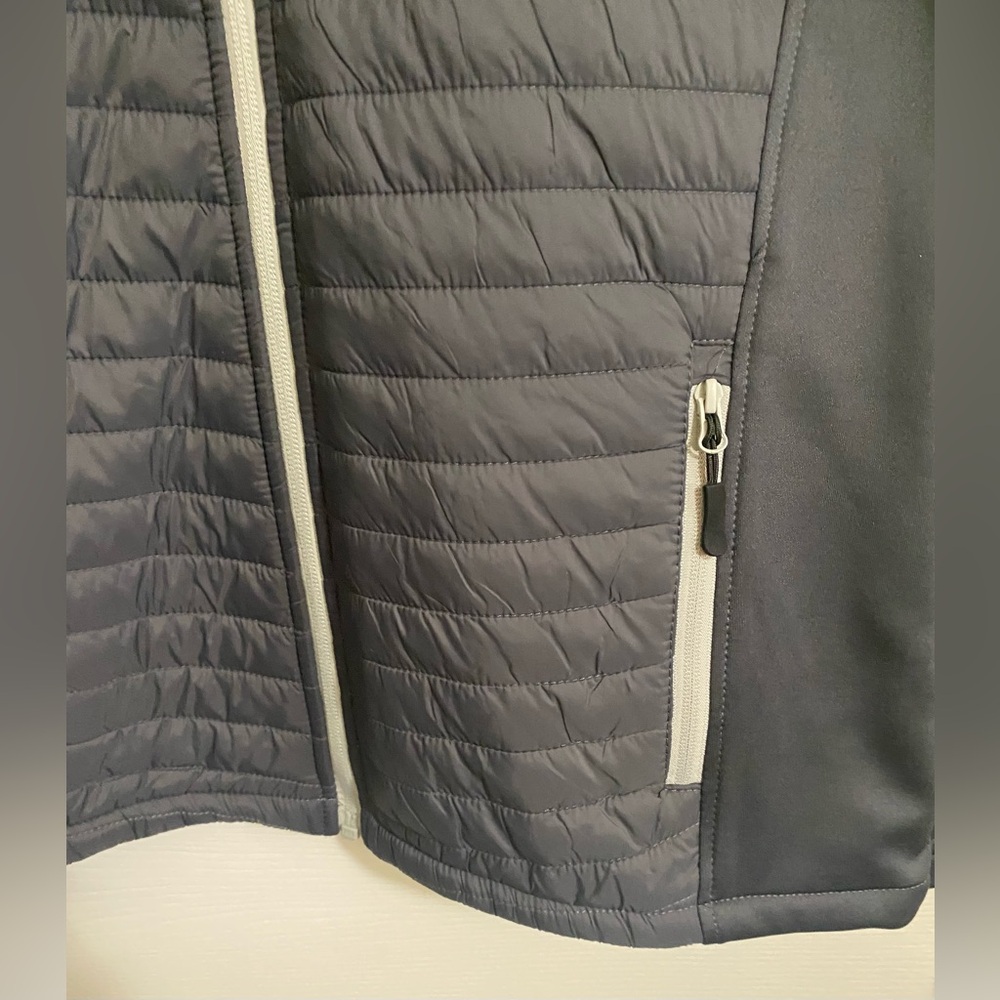 THE WEATHER CO. WOMENS Black and Gray Hooded Jacket - Picture 6 of 15